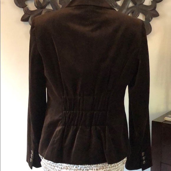 Fully Lined Faux Velvet Jacket - Picture 7 of 11